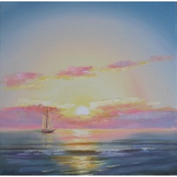 Boat in Sunset II